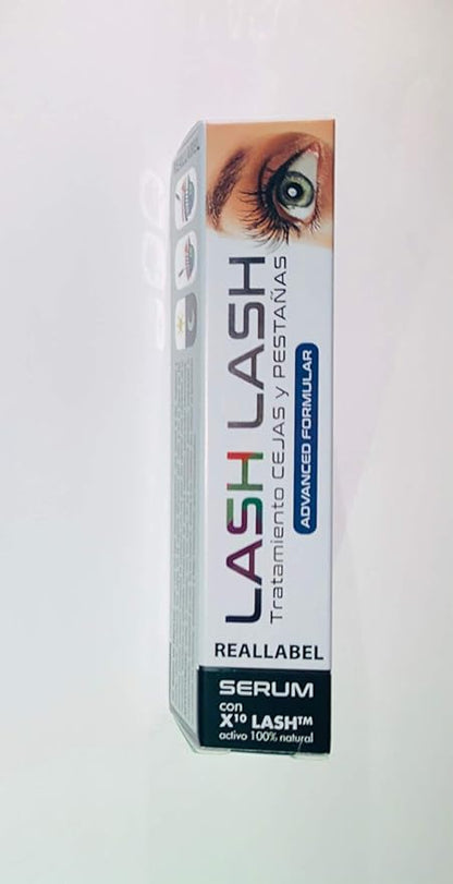 Eyelash Growth Serum - Instant Lash serum for eyelash growth with Hyaluronic Acid - 100% Natural Dermatologist Tested and Approved Eyelash Enhancer - Eyebrow serum to grow brows thicker - (5ml)