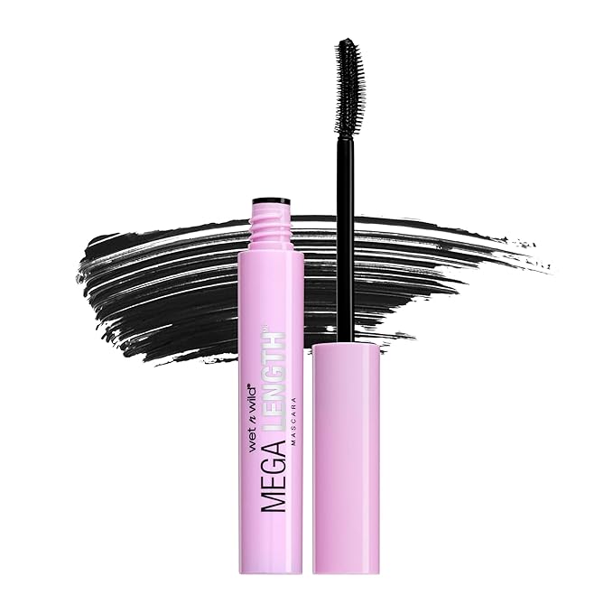 wet n wild Waterproof 0.21 Ounce Mascara and 16-Hour Eyeliner Bundle
