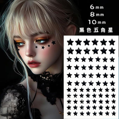 Eye Corners Face Jewels Stars Bindi Rhinestone Festival Face Gems Tattoo Decorations Jewels Body Glitter Crystal Sticker Temporary Face Tattoo