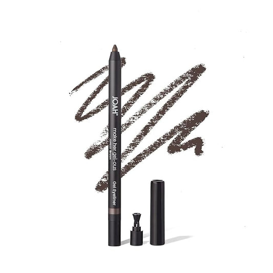 JOAH Make Her Gel-ous Gel Eyeliner with Self-Sharpening Pencil, No-Tug Waterproof Formula & Long-Lasting Finish & Color Definition, Creamy Gel Texture, Black