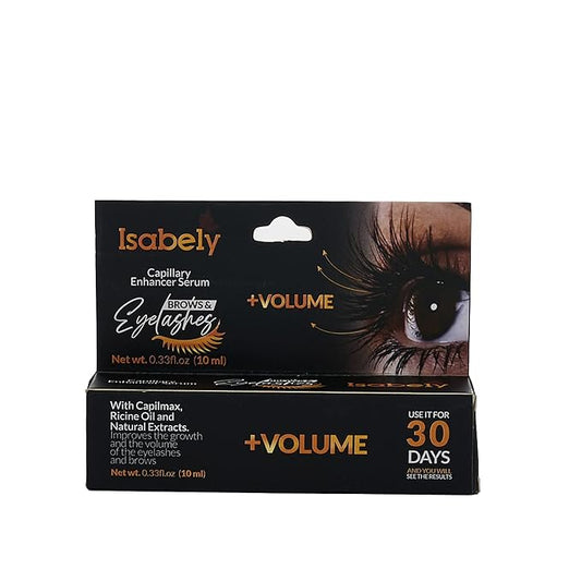 Eyebrow and Eyelash Serum - With Castor Oil, Capilmax, Caviar and Natural Extracts – Eyelash Growth Serum - Eyebrow Growth Serum - For More Volume and Thickness - 10ML