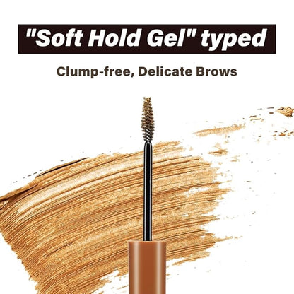 ETUDE Color My Brows Big Size - Light Brown (9g) | Beeswax & Carnauba Wax | Eyebrow Mascara, Quickly Fixing Natural Eyebrow Makeup with Care Effect | Korean Makeup, Kbeauty