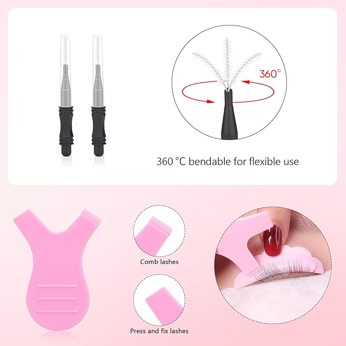 Libeauty Lash Lift Kit Eyelash Perm Kit Professional DIY Lifting Kit for Eyelashes Perming & Curling for Eyelashes at Home & Salon Use