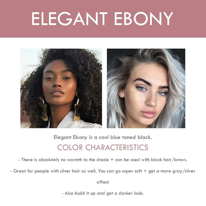 Chella Good Drama Vegan Mascara and Eyebrow Pencil Bundle, Elegant Ebony