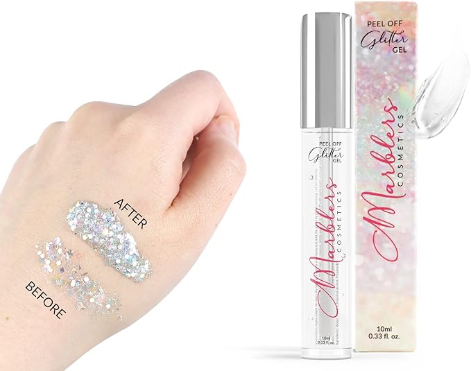 MARBLERS Twinkle Glitter [Pansy Purple] 0.18oz (5g) | Fine | Non-Toxic, Vegan, Cruelty-Free | Eyeshadow, Body Butter, Nail Polish, Nail Art | Party, Body, Face, Hair Makeup