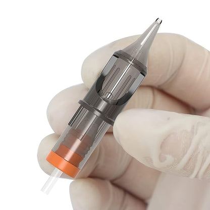 TATELF 50pcs Professional Disposable Tattoo Cartridge Needles Round Shader Mixed 3RS 5RS 7RS 9RS 11RS for Tattoo Pen Rotary Machine Kit Tattoo Supplies(RS)