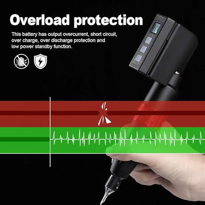 Hawink Mini Tattoo Battery Tattoo Rechargeable USB Power Supply Digital Display Tattoo Machine RCA Connector P198-RCA