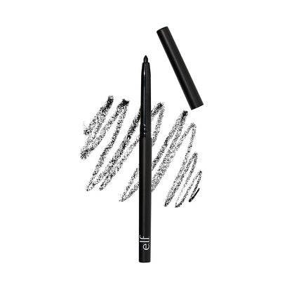 e.l.f. No Budge Retractable Eyeliner, Creamy, Ultra-Pigmented & Waterproof, Creates Bold & Defined Lines, Vegan & Cruelty-Free, Black