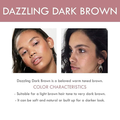 Chella Good Drama Vegan Mascara and Eyebrow Pencil Bundle, Dazzling Dark Brown