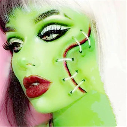 Go Ho Pastel Green Face Paint Stick(0.85oz),Water Based Cream Body Paint Washable,Liquid Concealer,Covers Oil-Free,Halloween Cosplay SFX Foundation Makeup