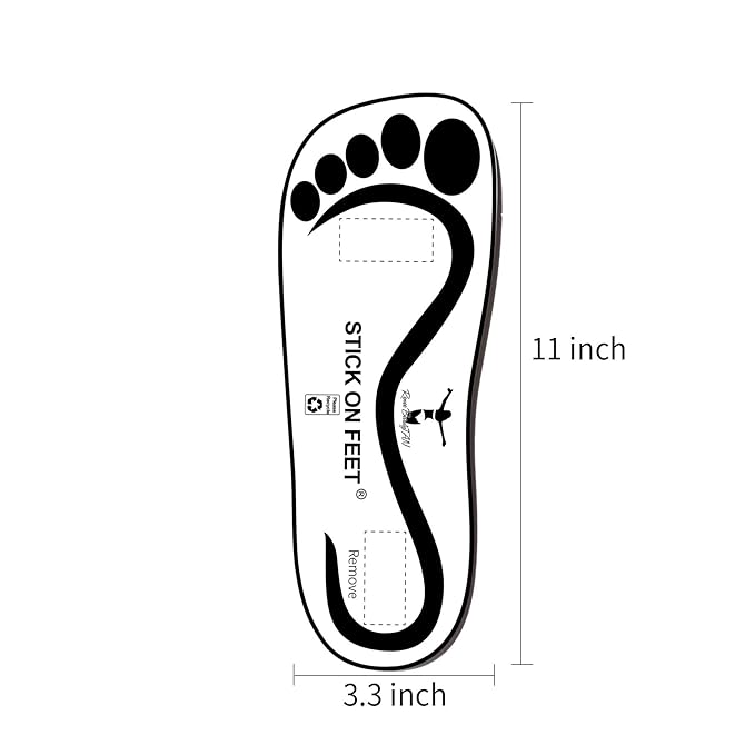 Economy 150 Pairs(300feets) Disposable Black Stick on Feet Spray Sunless Tanning Sole Protector
