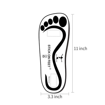 Economy 150 Pairs(300feets) Disposable Black Stick on Feet Spray Sunless Tanning Sole Protector