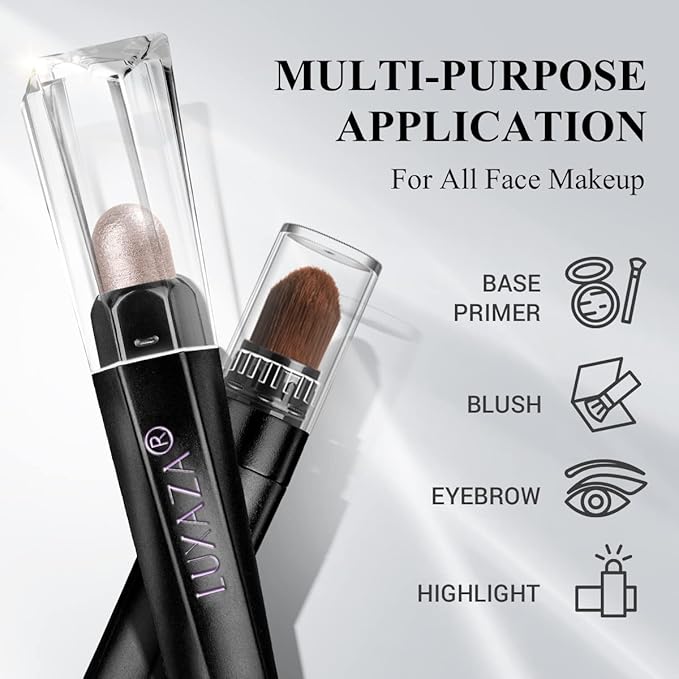 Neutral Cream Eye Shadow Eyeliner Makeup Sticks, Classic-A003 + A005