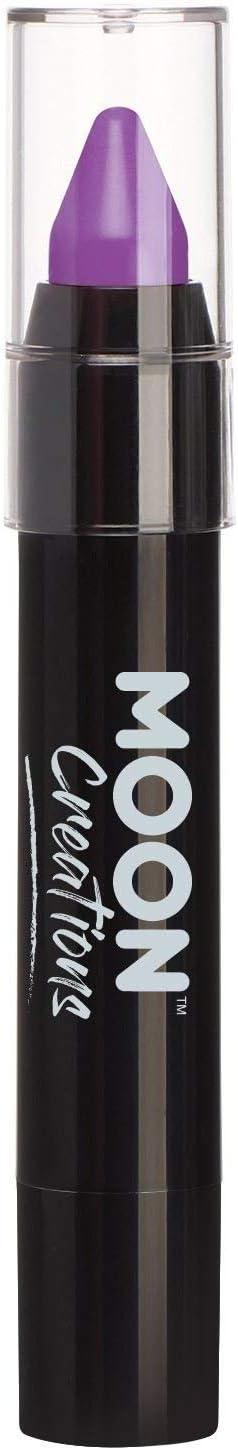 Face Paint Stick / Body Crayon makeup for the Face & Body by Moon Creations - 0.12oz - Purple