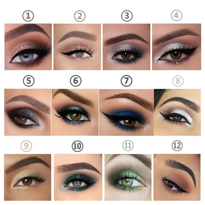 White Eyeshadow Stick Makeup, Cream Shimmer Eye Shadow Pencil, Hypoallergenic Waterproof Long Lasting Crayon, Smooth Glitter Primer Palette Eyeliner Make up