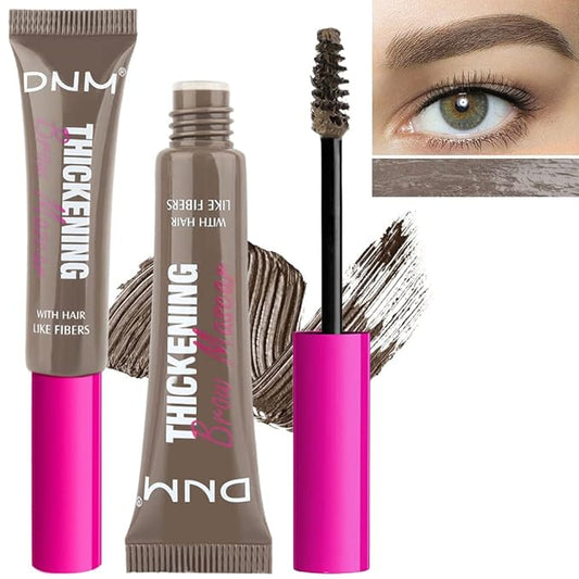 Tinted Thickening Brow Mascara,Brow Fast Sculpt,Waterproof, Transfer-proof, Brush to Fill in Eyebrows and Cover Gray Hairs - Cruelty Free - Light Medium Brown (2pcs 05 Cool Ash Brown)
