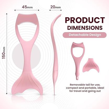 Mascara Shield Applicator Guard Silicone Mascara Shield Guard Lash Buddy Eye Lash Shield Lash Clip Eyelash Separator Tool Eyelash Tweezers Helpful Makeup Kit for Eyeliner Eyeshadow