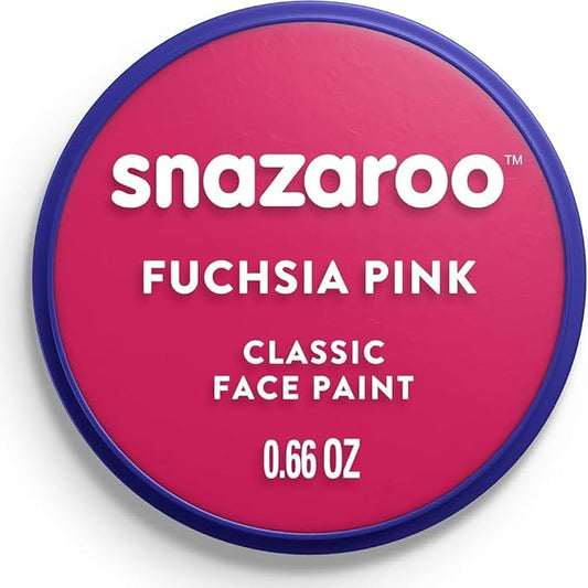 Snazaroo Classic Face and Body Paint, 18.8g (0.66-oz) Pot, Fuchsia Pink
