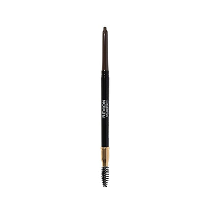 Revlon Eyebrow Pencil, Colorstay Eye Makeup with Eyebrow Spoolie, Waterproof, Longwearing Angled Precision Tip, 220 Dark Brown, 0.01 Oz