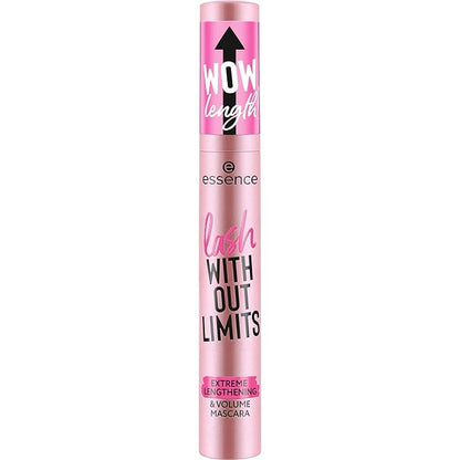 essence | Lash Without Limits Extreme Lengthening & Volume Mascara (01 | Extra Black) | Volumizing & Lengthening | Vegan, Cruelty Free & Paraben Free
