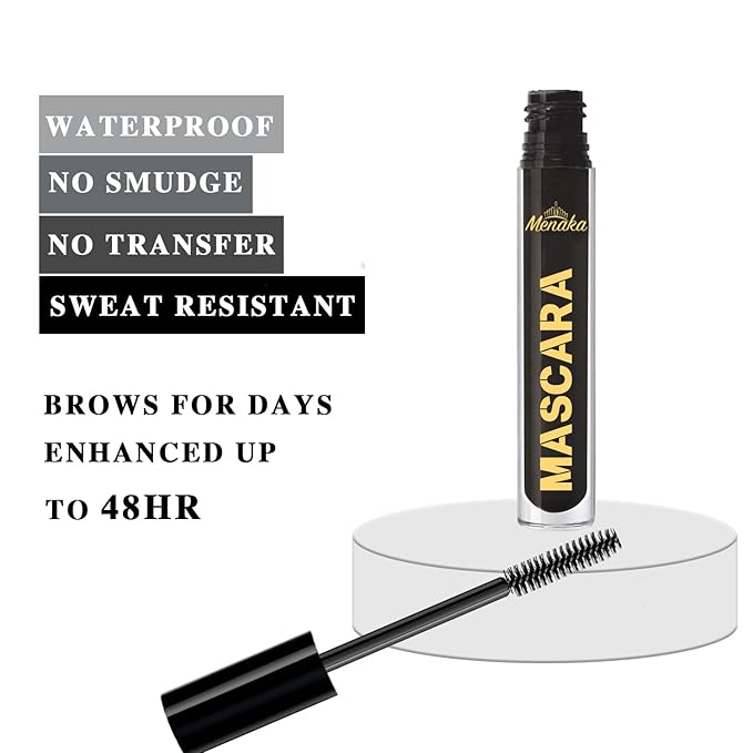 Magnetic Eyelashes with Eyeliner Kit 10 Pairs + Mascara brown Waterproof