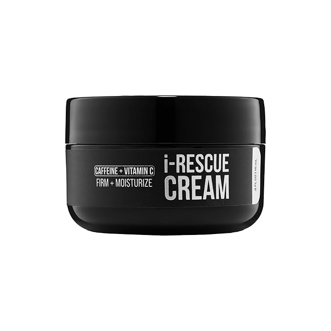 Game Face Grooming Face Care Package - i-Rescue Eye Cream & Moisturizer and Self Tanner | Firm and Moisturize Under Eye Wrinkles & Bags | Color Correcting Self Tan Drops for Gradual & Natural Glow