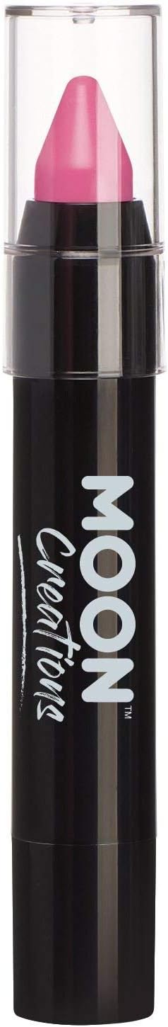 Face Paint Stick / Body Crayon makeup for the Face & Body by Moon Creations - 0.12oz - Pink