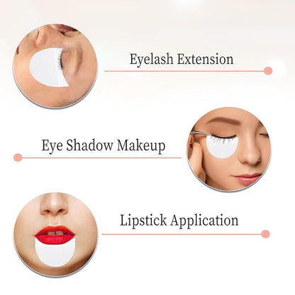 200 Pcs Eyeshadow Shields, Eyeshadow Stencils, Professional Lint Free Eye Pads, Prevent Makeup Residue for Eyelash Extensions, Eyeliner and Lip Makeup