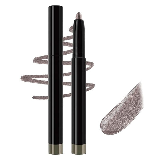 Silver Gray Eyeshadow Stick Eyeliner Pencil Matte Shimmer Cream Eye Shadow Makeup Stick Multi-Use Waterproof Eyeshadow Pen Eye Brightener Stick- 06