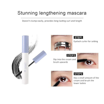 A Set of Quality Eyeliner Eyebrow pencil and Eyelash Mascara, Long-lasting Makeup Waterproof Flawless Cosmetic (A SET, one size)