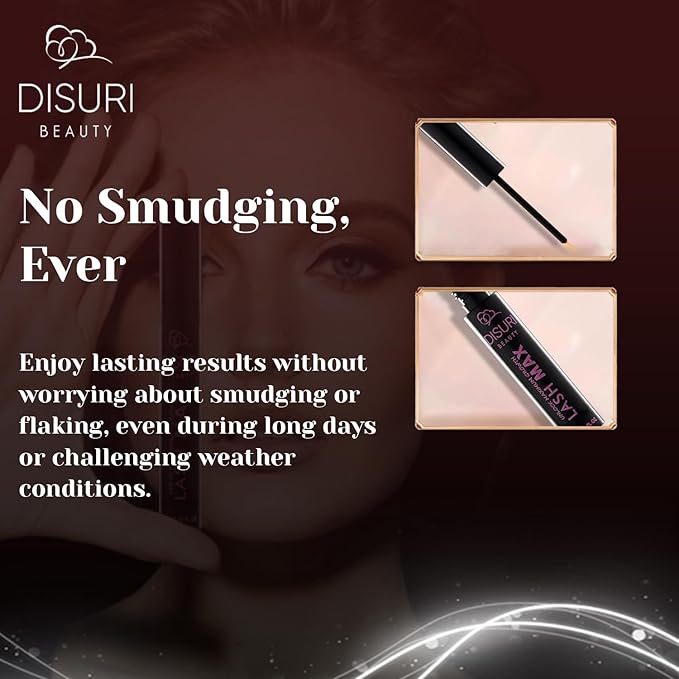 Lash Max Eye Lash Serum Growth (3ML) - Perfect for Everyday Use - Waterproof Eye Lash Serum with Advanced Formula - Safe and Gentle - Get Thicker and More Defined-Looking Lashes
