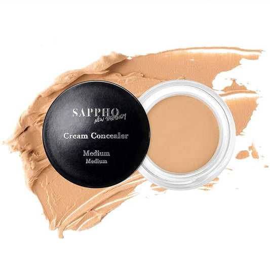 SAPPHO New Paradigm - Organic Cream Concealer | Clean, Vegan, Cruelty-Free Makeup (3 - Medium)