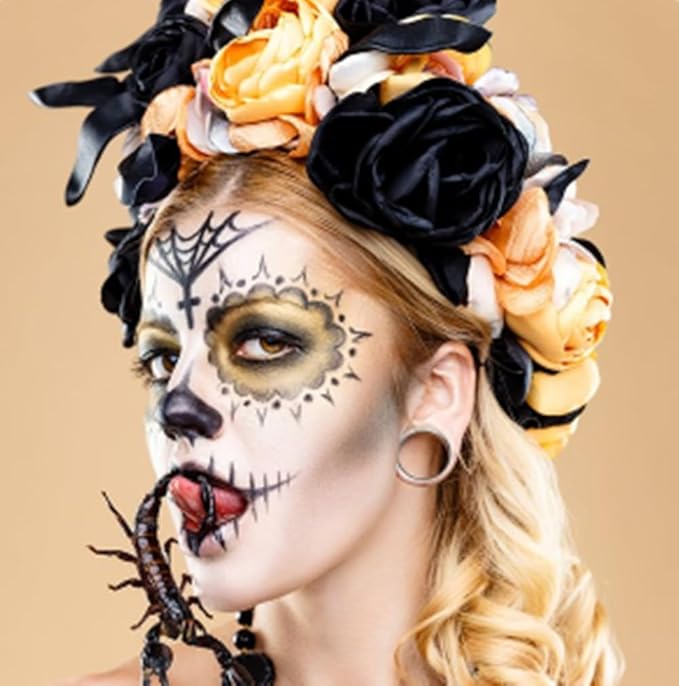 Go Ho Makeup Yellow Cream-Blendable Stick - Waterproof Yellow Eye Black Face Body Paint Stick Professional SFX Makeup,Softball/Baseball Eye Black,Safe Facepaint Nose&Lip Smacking for Halloween