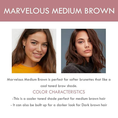 Chella Good Drama Vegan Mascara and Eyebrow Pencil Bundle, Marvelous Medium Brown