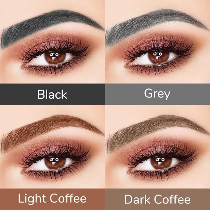 Eyebrow Tattoo Pencil 4 Fork Tip 3D Microblading,2024 New Magic Eyebrow Pencil 4-Tip Eyebrow Pencil Natural Makeup Fine Stroke,Upgraded Eye Brown Makeup Long-Lasting (Dark Brown)