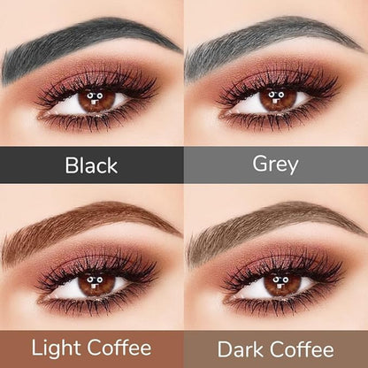 Eyebrow Tattoo Pencil 4 Fork Tip 3D Microblading,2024 New Magic Eyebrow Pencil 4-Tip Eyebrow Pencil Natural Makeup Fine Stroke,Upgraded Eye Brown Makeup Long-Lasting (Dark Brown)