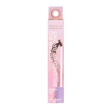 Pacifica Brow Gel (Medium Brown) – Dream Big Brushed Up Brows, Volumizing Tinted Brow Mascara for All-Day Hold, Vegan & Cruelty-Free