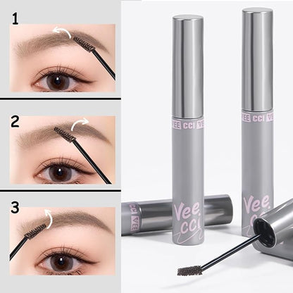 Waterproof Eyebrow Gel Mascara - Tinted, Smudge-Proof Formula for Women - Long-Wear Microblading Makeup with Ultra-Fine Precision Brush - Creamy Lightweight Tattoo Dye (Blonde)