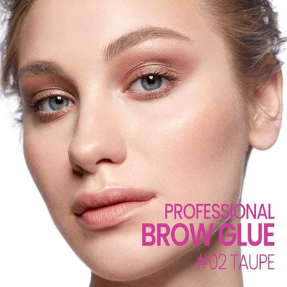 Tinted Thickening Mascara Brow, Shaping Makeup Gel,Waterproof, Transfer-proof, Brush to Fill in Eyebrows and Cover Gray Hairs - Cruelty Free (B-1Pc 02 Gray Brown, B)