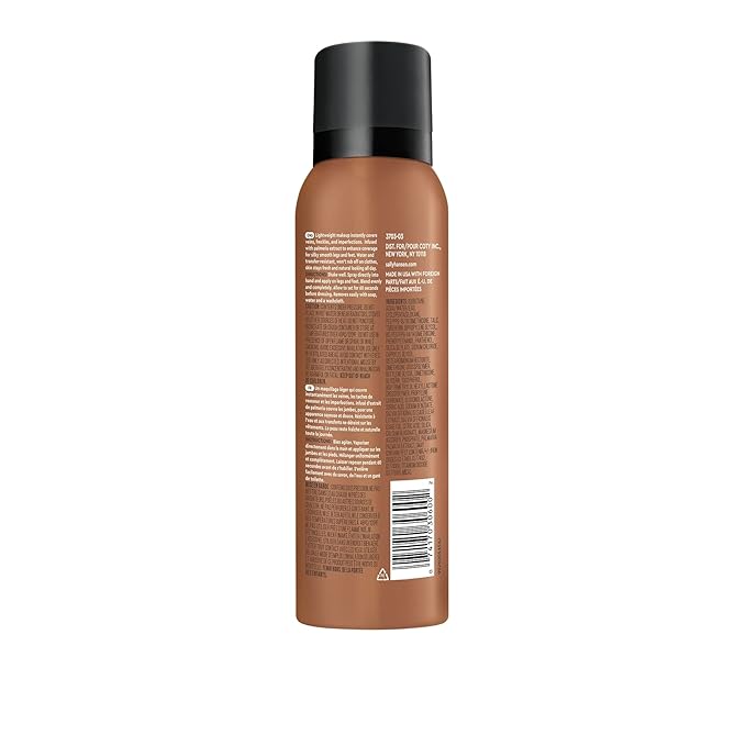 Sally Hansen Airbrush Legs Leg Spray-On Makeup Deep Glow and Tan Glow 4.4 Oz Each