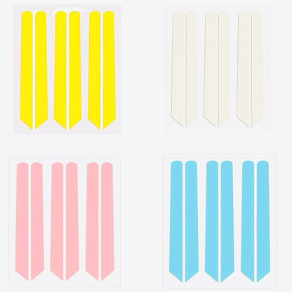 Lash Lift Ribbons 4 Colors Eyelash Perm Covers 12 Pairs Covers Ultra Thin & soft Compensator Ribbon Strong Band Form To Press Lash Sit on Shield Firmly During Applying Perm Lotion Eye-catching Tapes