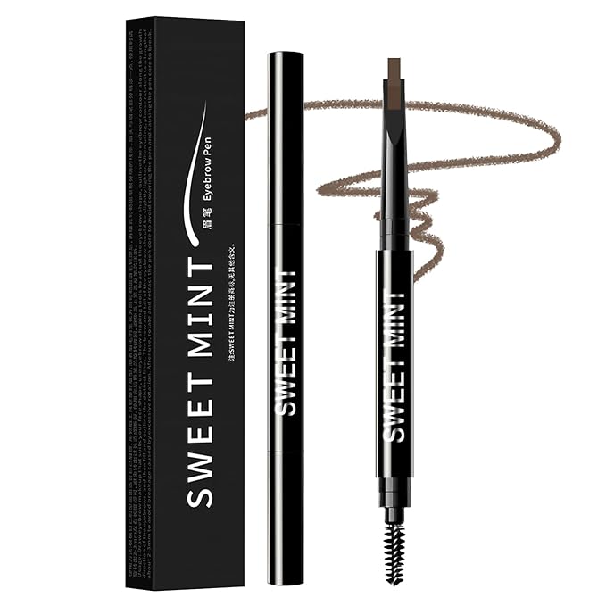 Microblading Eyebrow Pencil for Women,0.1mm Ultra-Fine Mechanical Pencil,Makeup Brow Definer Waterproof,Draws Tiny Brow Hairs and Fills in Sparse Areas and Gaps (Light Brown)