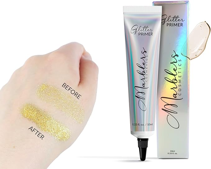 MARBLERS Holographic Glitter [Holo Juicy Pop] 0.18oz (5g) | Fine | Non-Toxic, Vegan, Cruelty-Free | Eyeshadow, Body Butter, Nail Polish, Nail Art | Party, Body, Face, Hair Makeup