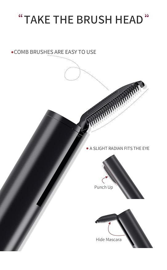 Lash Perfection Set: Gentle Mascara Remover + Volumizing Mascara with Built-In Lash Comb | Clump-Free, Sensitive Eyes Safe & Effortless Grooming