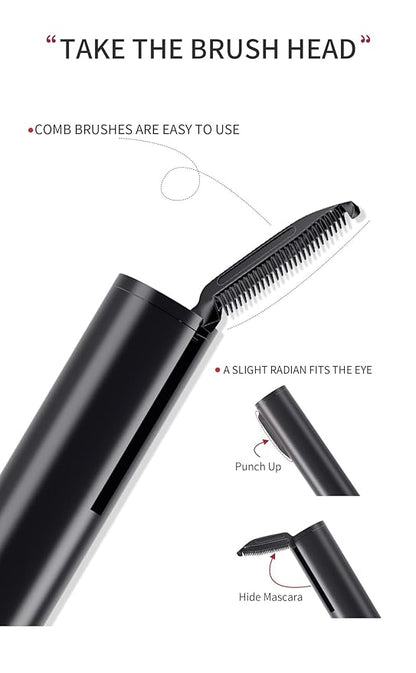 Lash Perfection Set: Gentle Mascara Remover + Volumizing Mascara with Built-In Lash Comb | Clump-Free, Sensitive Eyes Safe & Effortless Grooming