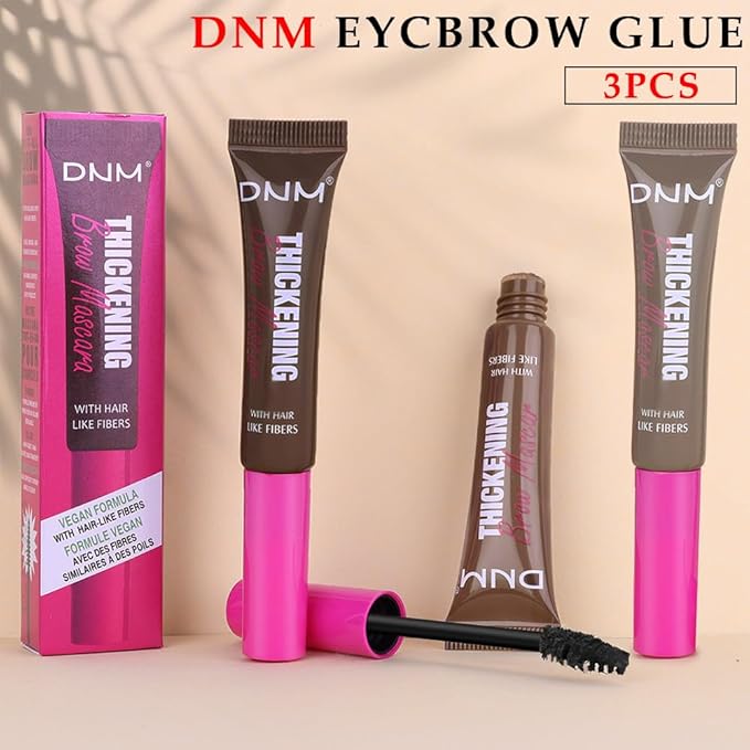 Tinted Thickening Brow Mascara,Brow Fast Sculpt,Waterproof, Transfer-proof, Brush to Fill in Eyebrows and Cover Gray Hairs - Cruelty Free (3pcs 05 Cool Ash Brown &06 Brunette &07 Espresso)