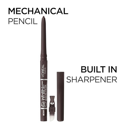 L'Oreal Infallible Never Fail Eyeliner, Carbon Black [591], 0.008 oz