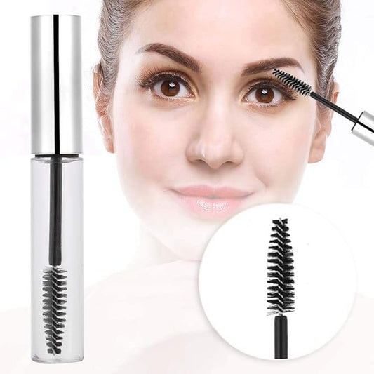 10ml Empty Mascara Tube with Eyelash Wand, Portable Reusable Refillable DIY Container Mascara Brush for Home and Travel