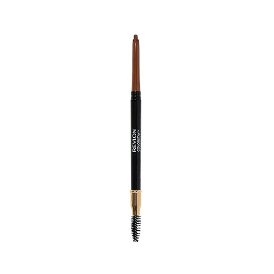 Revlon Eyebrow Pencil, Colorstay Eye Makeup with Eyebrow Spoolie, Waterproof, Longwearing Angled Precision Tip, 215 Auburn, 0.01 Oz