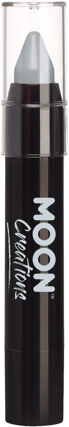Face Paint Stick / Body Crayon makeup for the Face & Body by Moon Creations - 0.12oz - Grey
